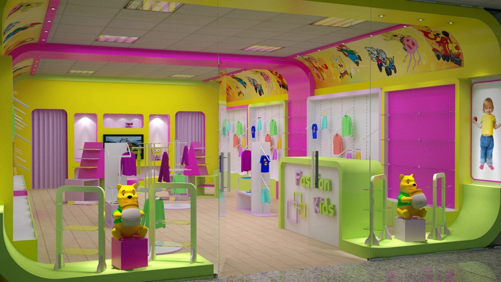 Дизайн детского магазина