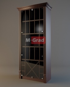 Шкаф для элитного алкоголя М-06 (со стеклянными дверцами)
