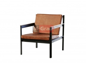 Кресло для офиса в стиле лофт с мягким сиденьем ЛФ-36