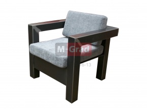 Кресло для кабинета в стиле лофт с мягким сиденьем ЛФ-38
